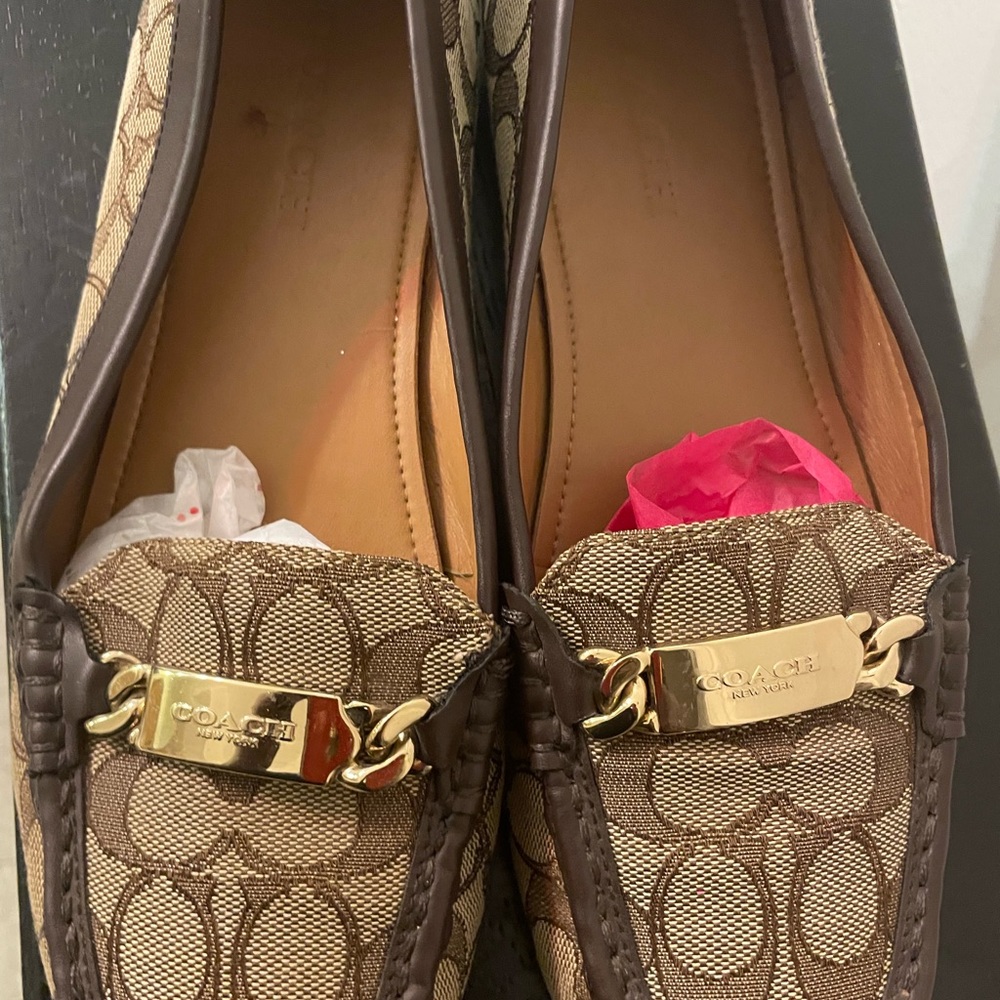 Coach loafers size8